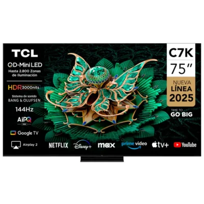 TCL 75 Inch C7K Premium QD-MiniLED TV